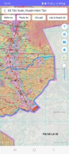 Đất xã Tân Xuân Hàm Tân